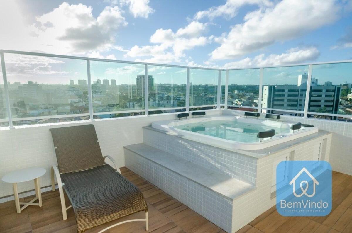 Studio Completo Luxuoso em Piatã Salvador Esterno foto
